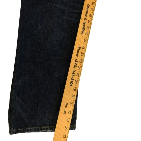 Polo Ralph Lauren Classic Fit Men's Jeans 38x34 Dark Wash Zip Fly - Picture 6 of 6